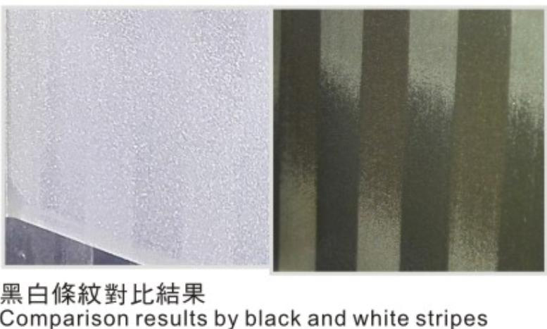 線切割黑白條紋對比結(jié)果