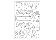 線(xiàn)切3D-古董車(chē),線(xiàn)切割圖紙免費(fèi)下載