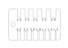 線切割2D-卡尺,線切割圖紙免費(fèi)下載