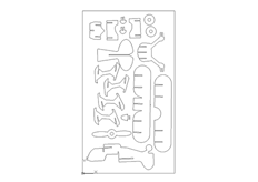 線切割3D-飛機(jī)1,線切割圖紙免費(fèi)下載