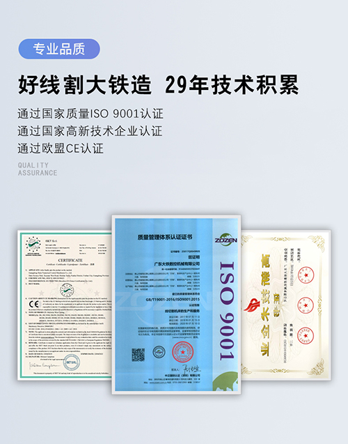 4線切割各類認(rèn)證