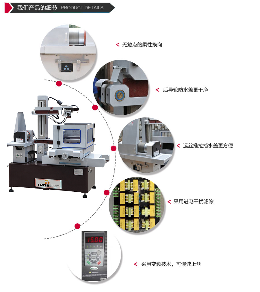 DK250線切割機(jī)床細(xì)節(jié)