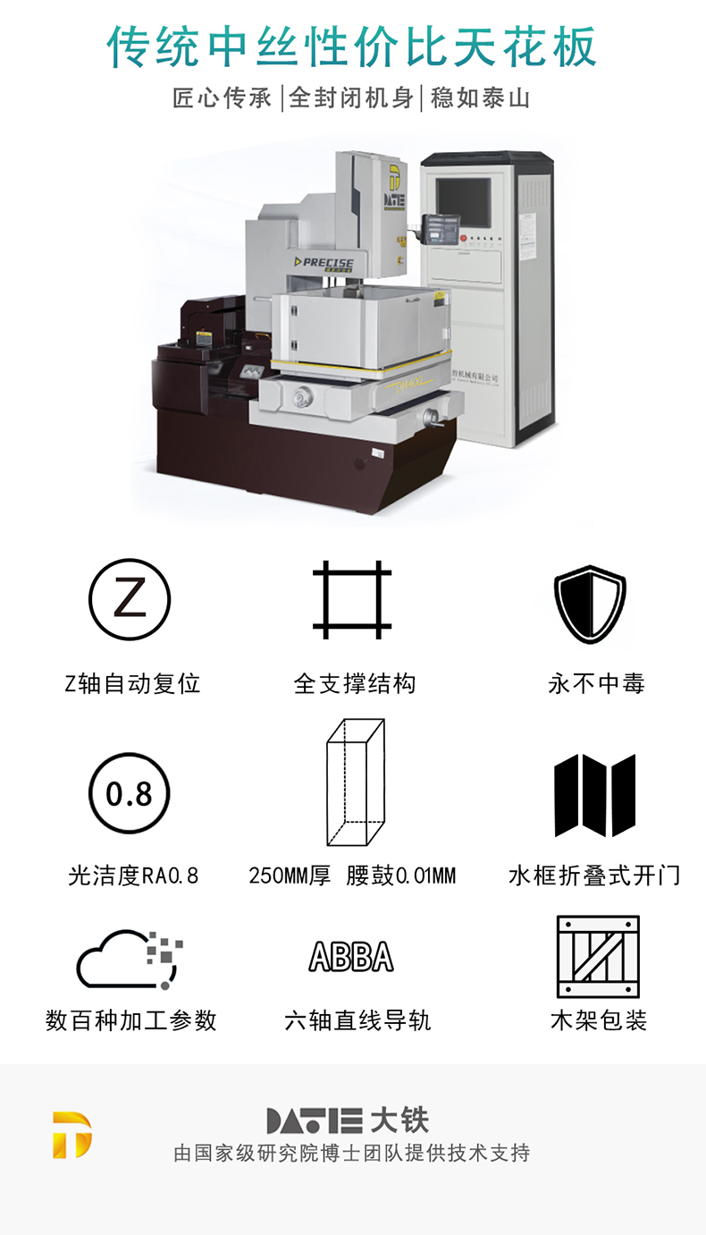 DM系列中走絲特點