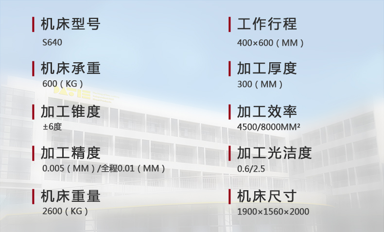 S640技術(shù)參數(shù)