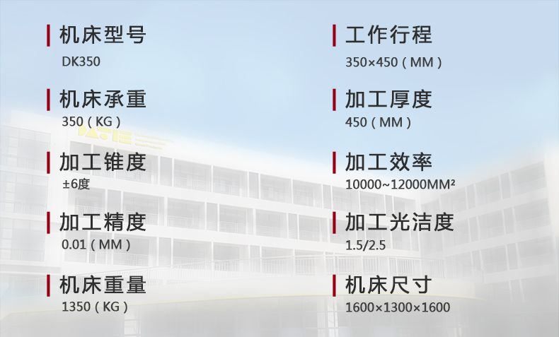 DK350技術參數(shù)