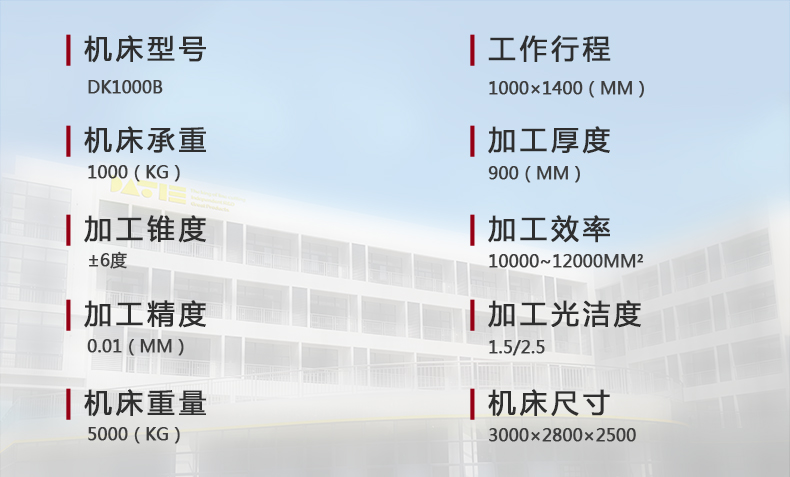 DK1000B技術(shù)參數(shù)
